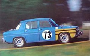 Renault 8 Gordini No.73 1st class Coupe du Roi - 24H Spa 1966 M. Bianchi - J. Vinatier (Diecast Car)