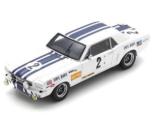 Ford Mustang No.2 Team Claude Dubois 2nd 24H Spa 1968 `Elde` - Y. Deprez (Diecast Car)