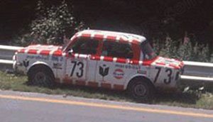 Simca 1000 Rallye 2 No.73 Marabout Racing Team 24H Spa 1974 J-M.Herman - R.Lambert (ミニカー)