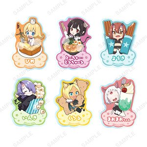 Tis Time for Torture, Princess Trading Acrylic Badge Mogu Mogu Ver. (Set of 6) (Anime Toy)