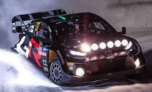 TOYOTA GR Yaris Rally1 HYBRID No.37 TOYOTA GAZOO Racing WRT Rally Sweden 2024 L.Bertelli - S.Scattolin (Diecast Car)