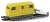 レールクリーニングカー NEWモップ君 N 牽引式 (T車/車体色：黄) (鉄道模型) 商品画像1