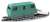 レールクリーニングカー NEWモップ君 N 牽引式 (T車/車体色：青緑) (鉄道模型) 商品画像1