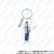 Gin Tama Wire Key Ring Phone Ver. Kotaro Katsura (Anime Toy) Item picture1