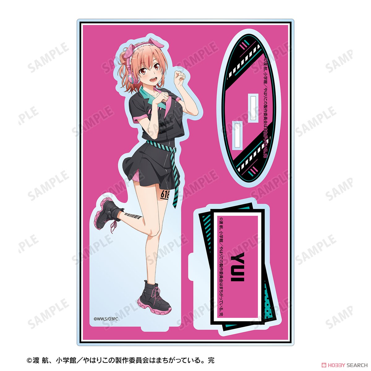 My Teen Romantic Comedy Snafu Climax [Especially Illustrated] Yui Yuigahama Gaming Fashion Ver. Big Acrylic Stand w/Parts (Anime Toy) Item picture2