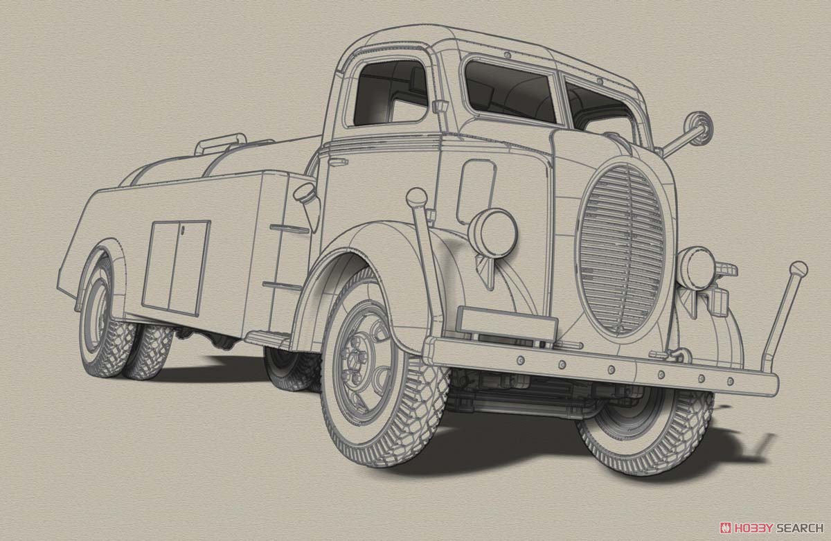 COE 給油車 1939年型 `鹵獲車` (プラモデル) その他の画像7