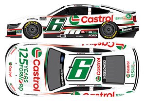 FOIL CASTROL 125 YEARS FORWARD 2024 Ford Mustang Brad Keselowski #6 (RCCA Elite Series) (Diecast Car)