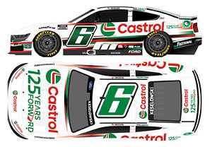 FOIL CASTROL 125 YEARS FORWARD 2024 Ford Mustang Brad Keselowski #6 (action racing collectible) (Diecast Car)