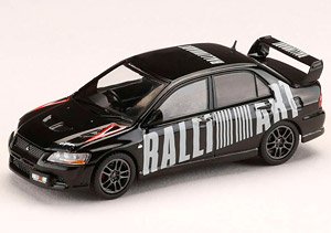 Mitsubishi Lancer Evolution 7 GSR RALLIART Amethyst Black Pearl (Diecast Car)