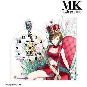 MK15th project MEIKO MK15th project オンラインコンサート開催記念 アクリルスタンドクロック (キャラクターグッズ)