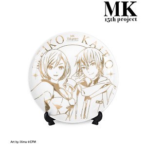 MK15th project MK15th project MEIKO＆KAITO オンラインコンサート開催記念 箔プリントプレート (キャラクターグッズ)