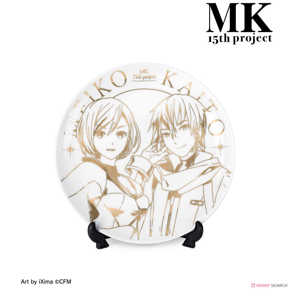 MK15th project MK15th project MEIKO＆KAITO オンラインコンサート開催記念 箔プリントプレート (キャラクターグッズ) 商品画像1