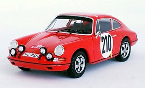 ポルシェ 911 T 1968年モンテカルロラリー 1位 #210 Vic Elford / David Stone (ミニカー)