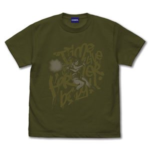 Black Lagoon Shooting Leby T-Shirt Moss M (Anime Toy)