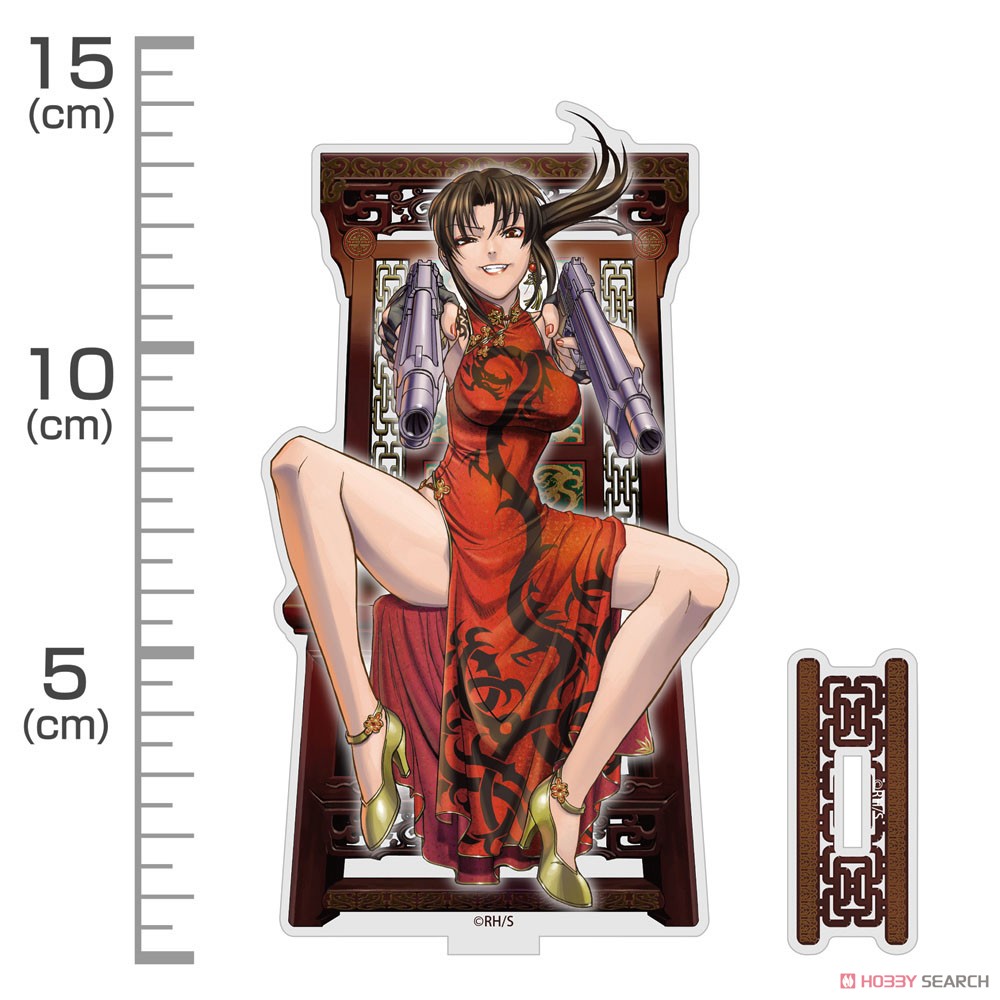 Black Lagoon Leby Acrylic Stand Chinese Dress Ver. (Anime Toy) Item picture2