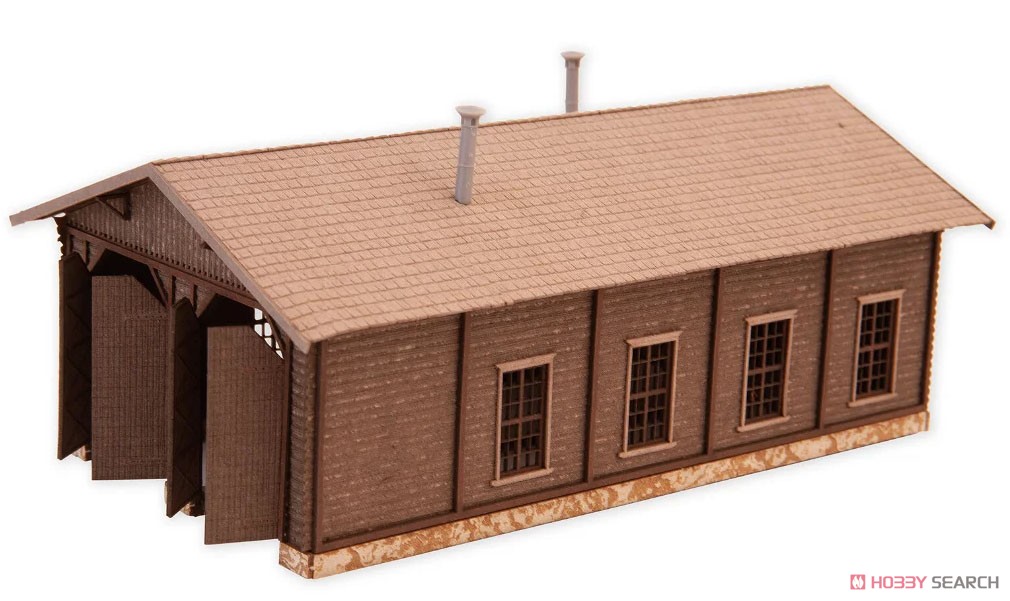 63025 (N) Laser Cut `Bergun` Locomotive Shed (Unassembled Kit) (Model Train) Item picture2