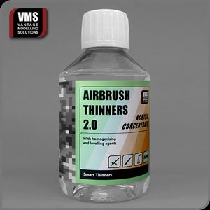 エアブラシシンナー2.0 アクリル塗料用 濃縮タイプ 200ml (溶剤)
