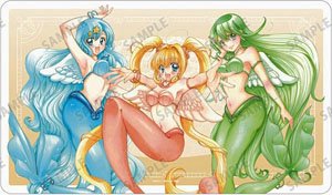 Mermaid Melody Pichi Pichi Pitch Pink Hanamori [Especially Illustrated] Assembly Mermaid in Feathers Ver. Multi Desk Mat (Card Supplies)