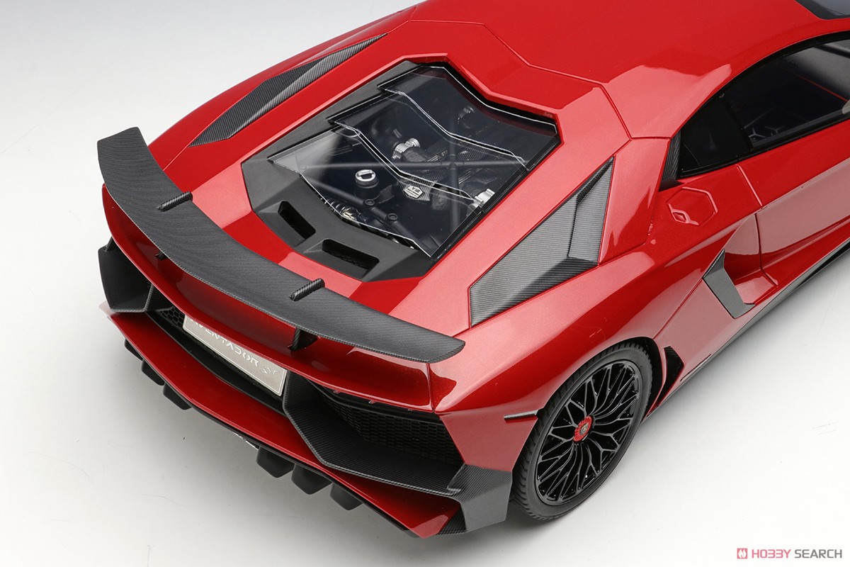 Lamborghini Aventador LP750-4 SV 2015 Rosso Bia (Diecast Car) Item picture4