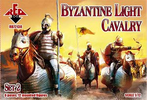 Byzantine Light Cavalry. Set2 (Soldier/Horse Each 12 Figures / 6 Poses) (Plastic model)