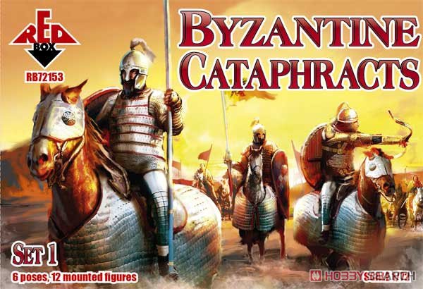 Byzantine Cataphracts. Set1 (Soldier/Horse Each 12 Figures / 6 Poses) (Plastic model) Package1