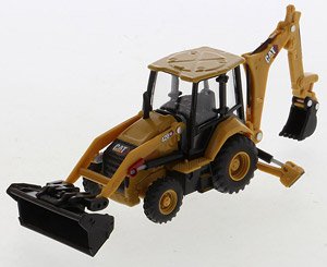 Cat 420 XE Backhoe Loader with Worktools 4 Pieces (Diecast Car)