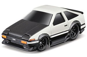 MM 1983 Toyota Sprinter Trueno (AE86) White / Black (Diecast Car)