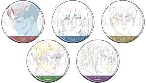 缶バッジ「進撃の巨人 The Final Season」 03 (原画イラスト) (5個セット) (キャラクターグッズ)