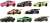 Hot Wheels Neon Speeders Assort Neon Racing (Set of 10) (Toy) Item picture1
