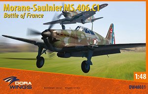 Morane-Saulnier MS.406.C1 (Battle of France) (Plastic model)