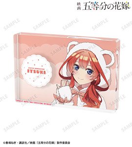 The Quintessential Quintuplets [Especially Illustrated] Itsuki Nakano Animal Mokomoko Kigurumi Ver. Acrylic Block (Anime Toy)