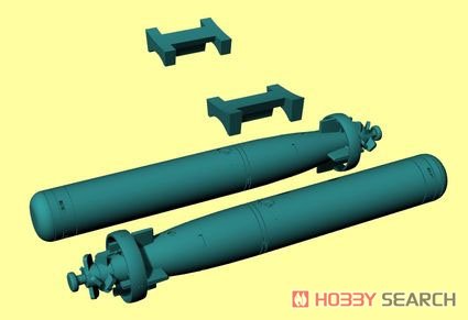 Torpedo Mk.44 incl. rack (Set of 2) (Plastic model) Other picture1