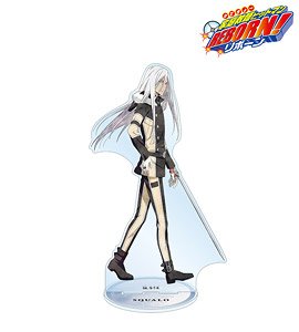 Katekyo Hitman Reborn! [Especially Illustrated] Superbi Squalo (10 After Year) Walking Ver. Extra Large Acrylic Stand (Anime Toy)