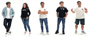 Figure Set - Team Liberty Walk (Diecast Car)