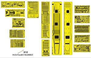 IJN Aircraft Carrier Soryu Super Set (for Fujimi) (Photo Etched Parts + Metal Gun Barrel Only) (Plastic model)