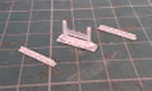 Rail Locking Device Second 3D Print Parts (for 2-Car) (Unassembled Kit) (Model Train)