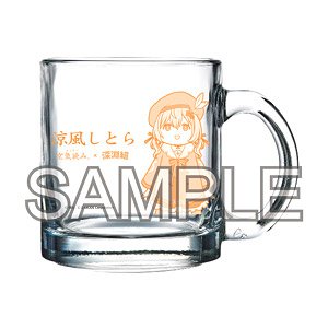 Vtuber Group [Shinengumi] x [KUUKIYOMI] Collabo Goods Glass Mug Cup Suzukaze Shitora (Anime Toy)