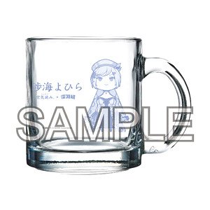 Vtuber Group [Shinengumi] x [KUUKIYOMI] Collabo Goods Glass Mug Cup Yohira Wadatsumi (Anime Toy)