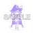 Vtuber Group [Shinengumi] x [KUUKIYOMI] Collabo Goods Die-cut Cushion Yuni Harusame (Anime Toy) Item picture1