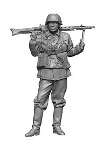 WWII ドイツ MG42機関銃手 (プラモデル)