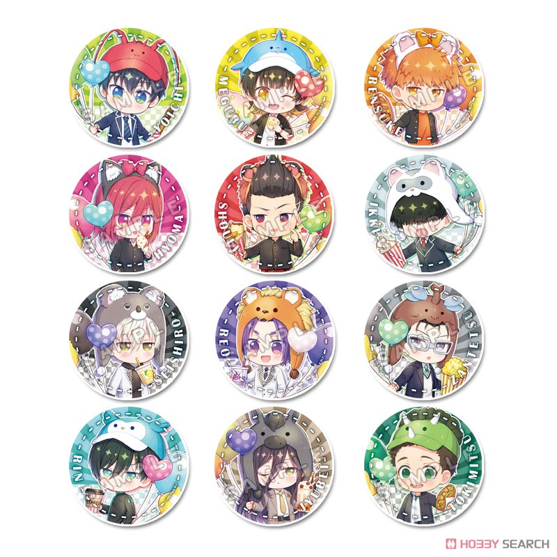 Blue Lock Puchichoko Trading Can Badge [Amusement Park] (Set of 12) (Anime Toy) Item picture1