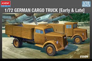 German Cargo Truck (Early & Late) (Plastic model)