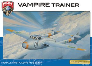 J28 C Vampire in Swedish Air Force (Plastic model)
