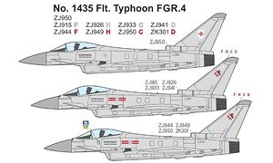 タイフーン FGR.4 英空軍第1435飛行隊 デカール (デカール)