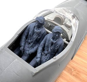 Swedish Vampire Pilots (Set of 2) (for Pilot Replicas) (Plastic model)