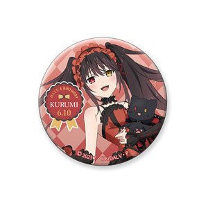 Date A Live V Date A Birthday 202406 Can Badge Kurumi (Anime Toy)