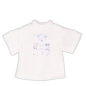 1/12 Big Silhouette T-Shirt - Photo art - (White x Luminous) (Fashion Doll)