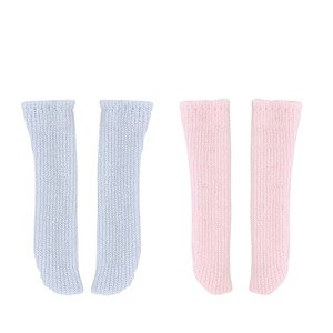 PNS Crew Socks Fset (Light Blue x Pink) (Fashion Doll)