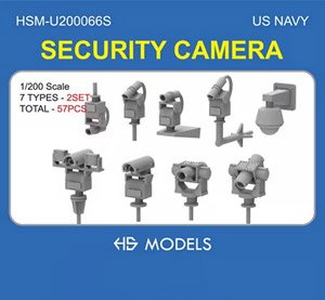 US Navy Security Cameras for Warships (Plastic model)