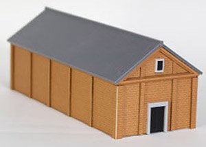 N-Gauge Size Red Brick Warehouse (2 Buildings Set) Kit (Unassembled Kit) (Model Train)